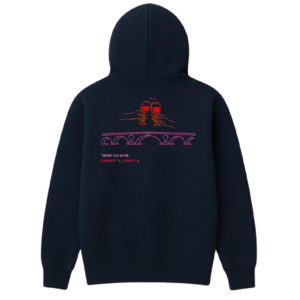 Ville du sud - Hoodie bleu marine