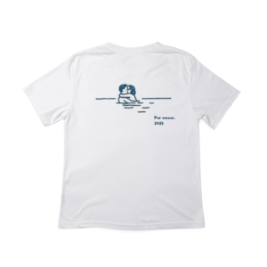 L’amour en bleu - T-shirt Blanc