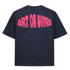 D’Aquí - T-shirt marine/rose