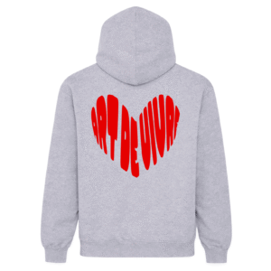 Bisou bisou - Hoodie gris