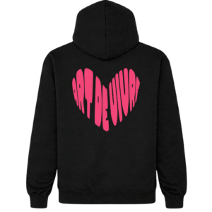 Bisou bisou - Hoodie noir